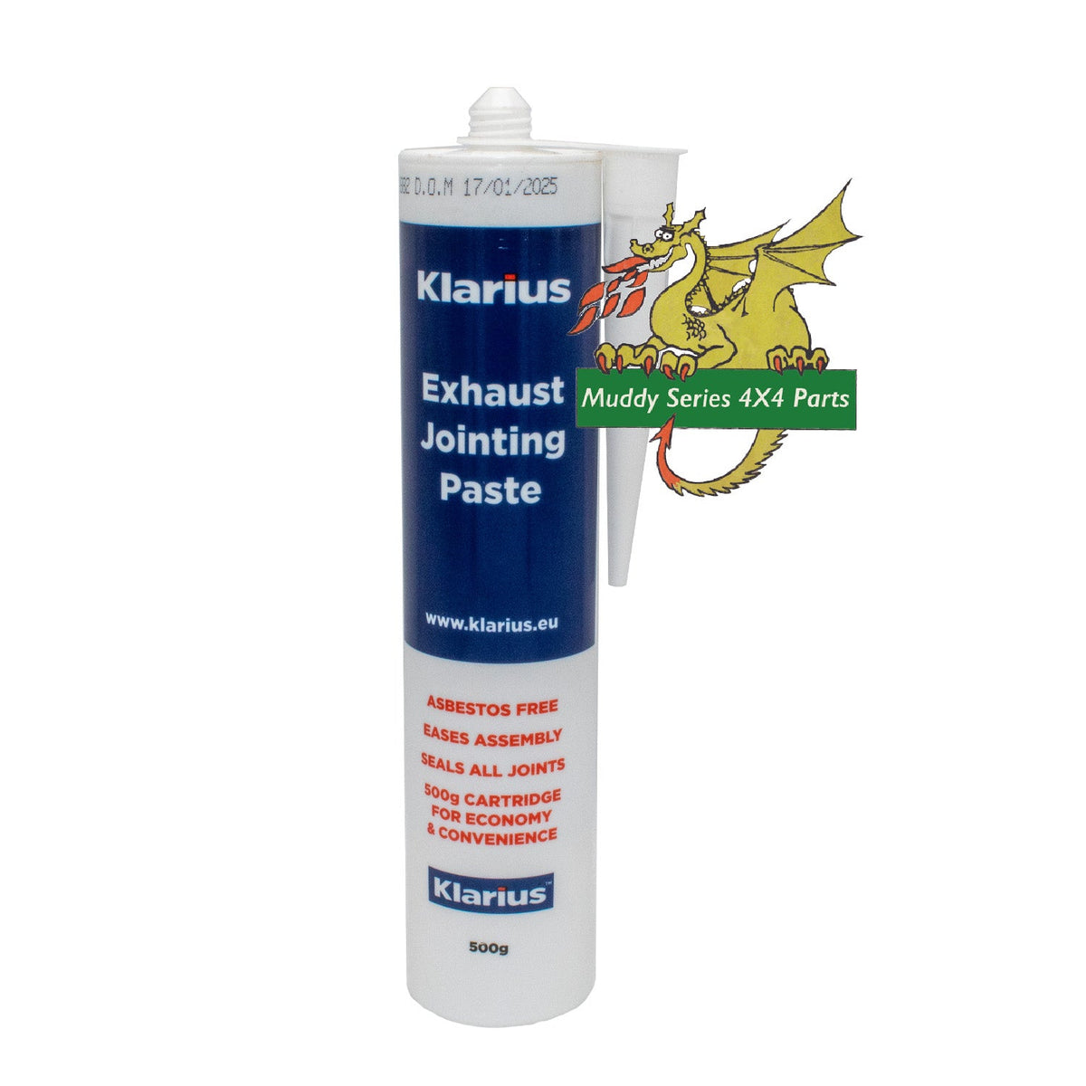 Klarius Exhaust Jointing Paste Tube 500g PST6BW