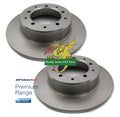 Allmakes Solid Rear Brake Disc Set LR017953