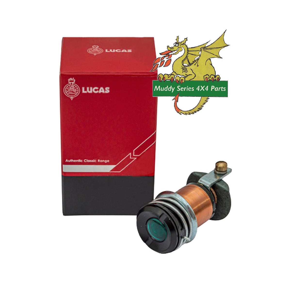 Lucas Land Rover Series 1 WL3 Warning Light Bezel Green 238019 LU38085
