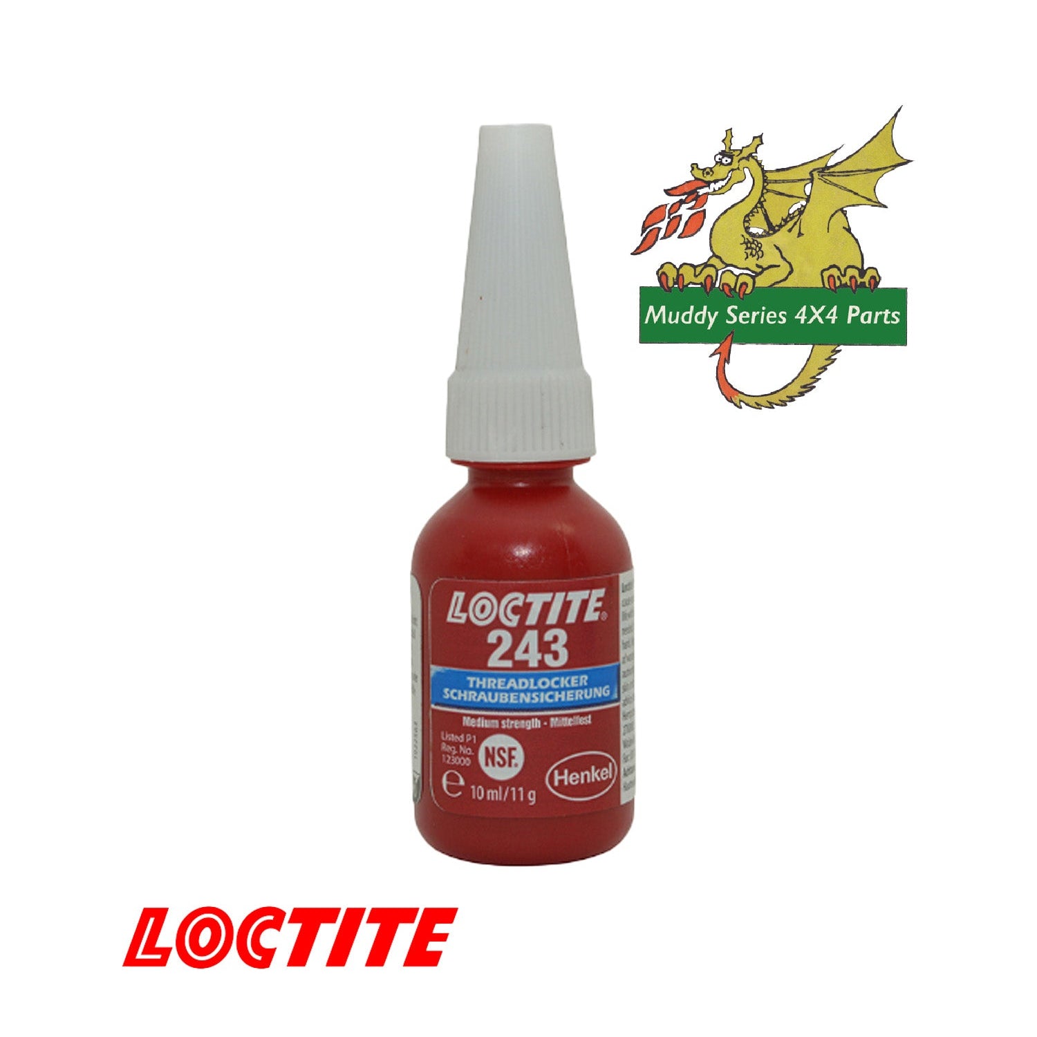 Loctite 243 Loc N Seal Thread lock Fluid Blue Medium Strength STC50552 1370570