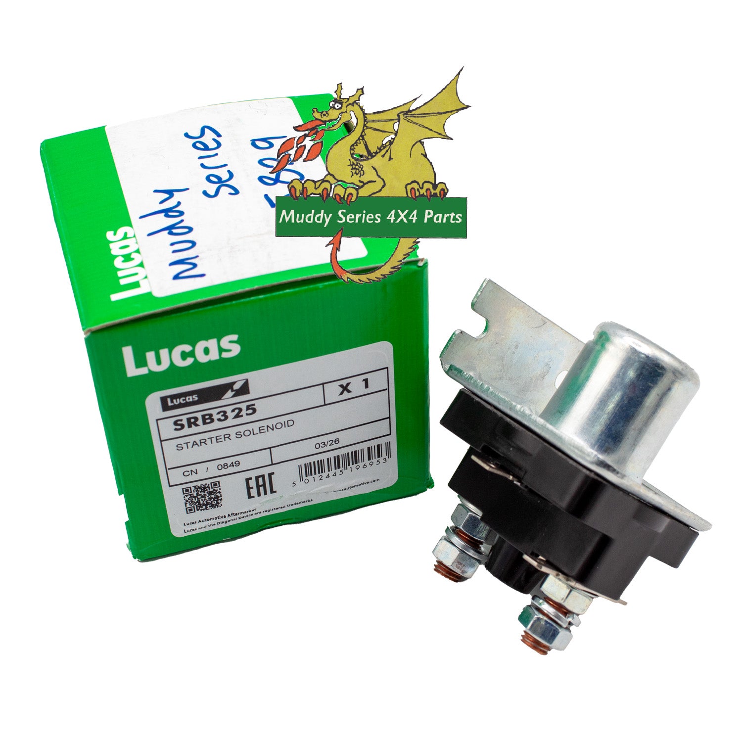 Lucas Land Rover Series 2 2A 3 Starter Solenoid 13H5952 SRB325