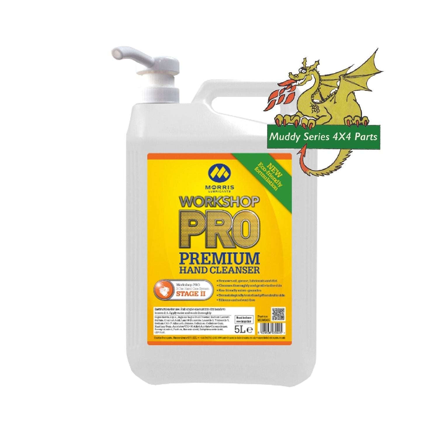 Morris Oil Workshop Pro Premium Hand Cleaner 5 Litre MOM005 Non Microbeads