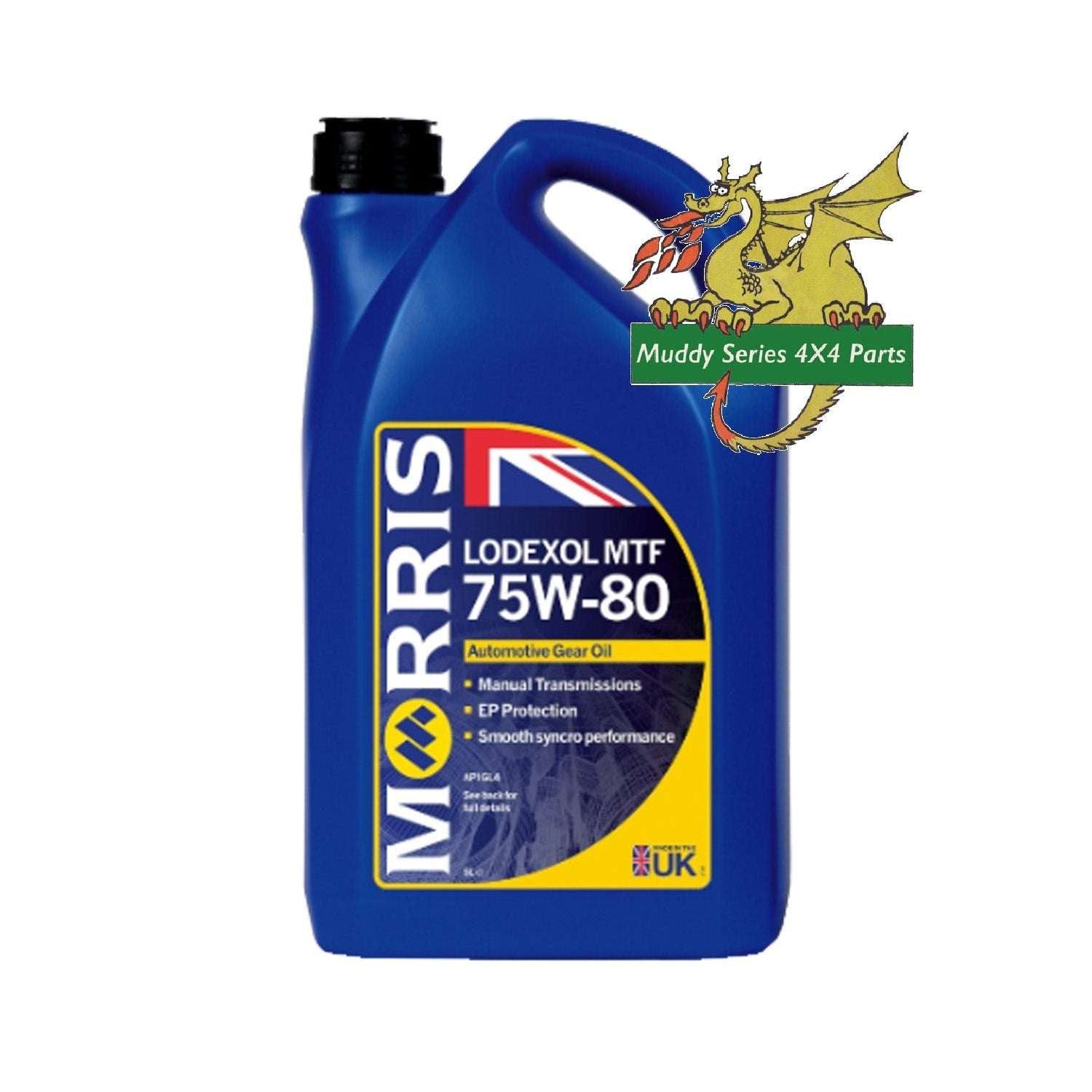 Morris Oil Lodexol MTF 75W-80 Mineral Gear Oil 5 Litre MTS005