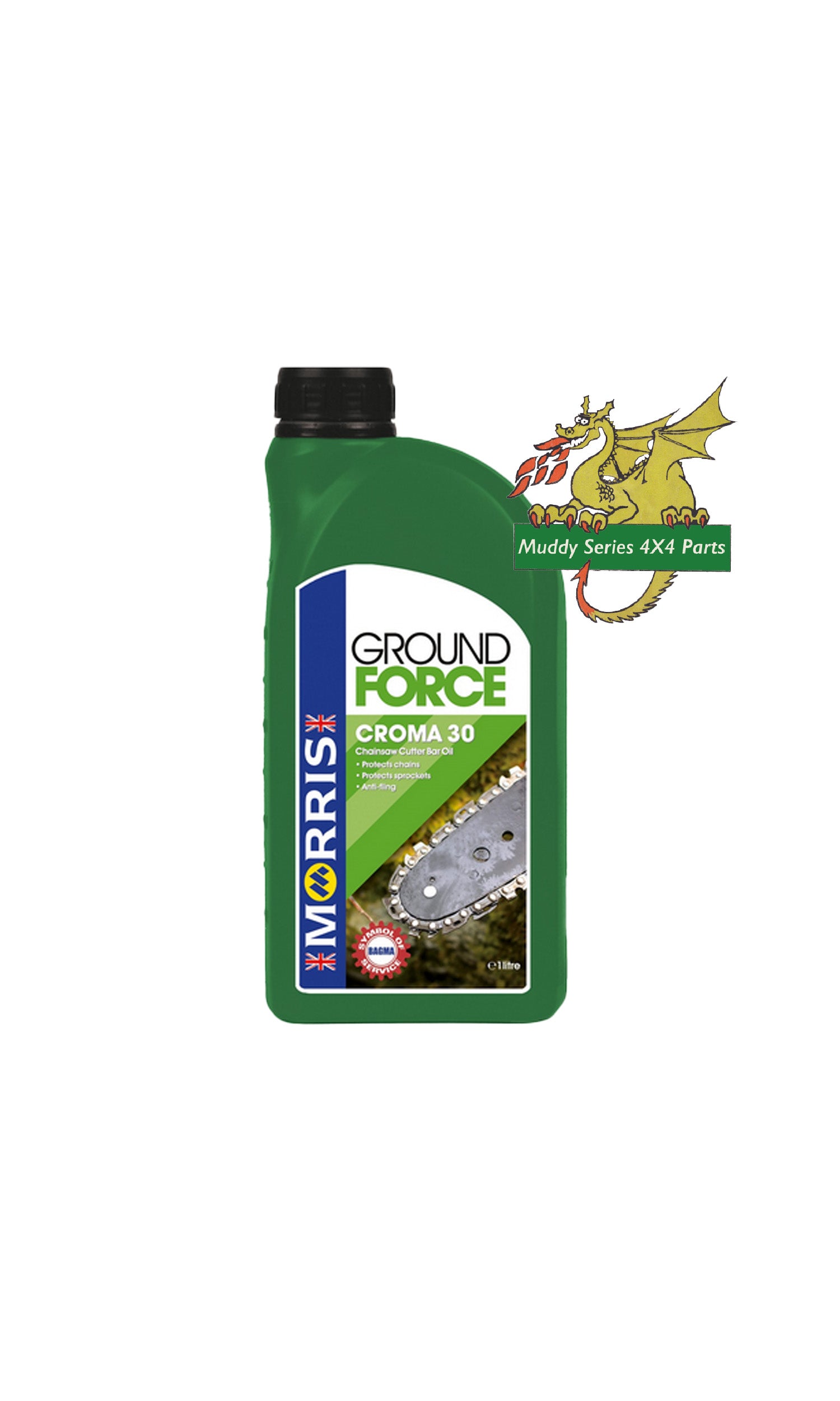 Morris Groundforce Croma 30 Chainsaw Chain Oil CRO001 1 Litres