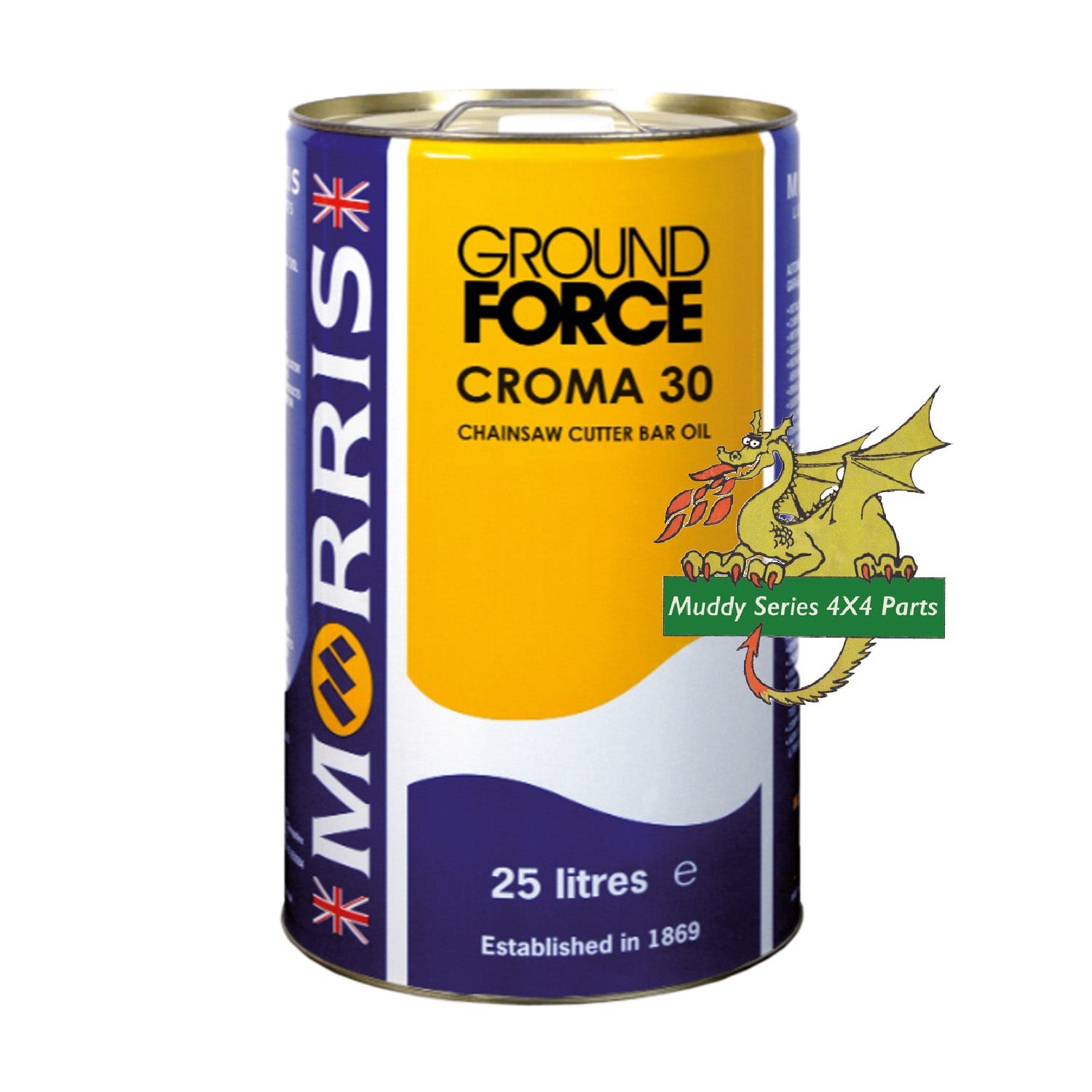 Morris Groundforce Croma 30 Chainsaw Bar Cutter Chain Oil CRO025 25 Litre