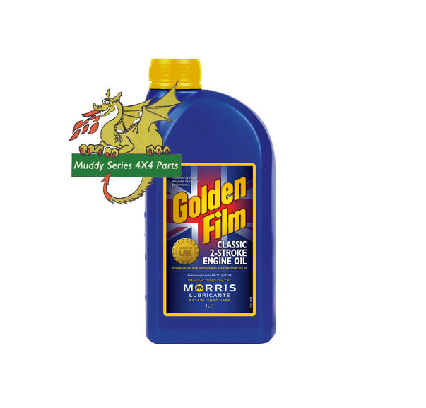 Morris Lubricants Golden Film 2-Stroke Fuel Engine Oil 1 Litre GTS001