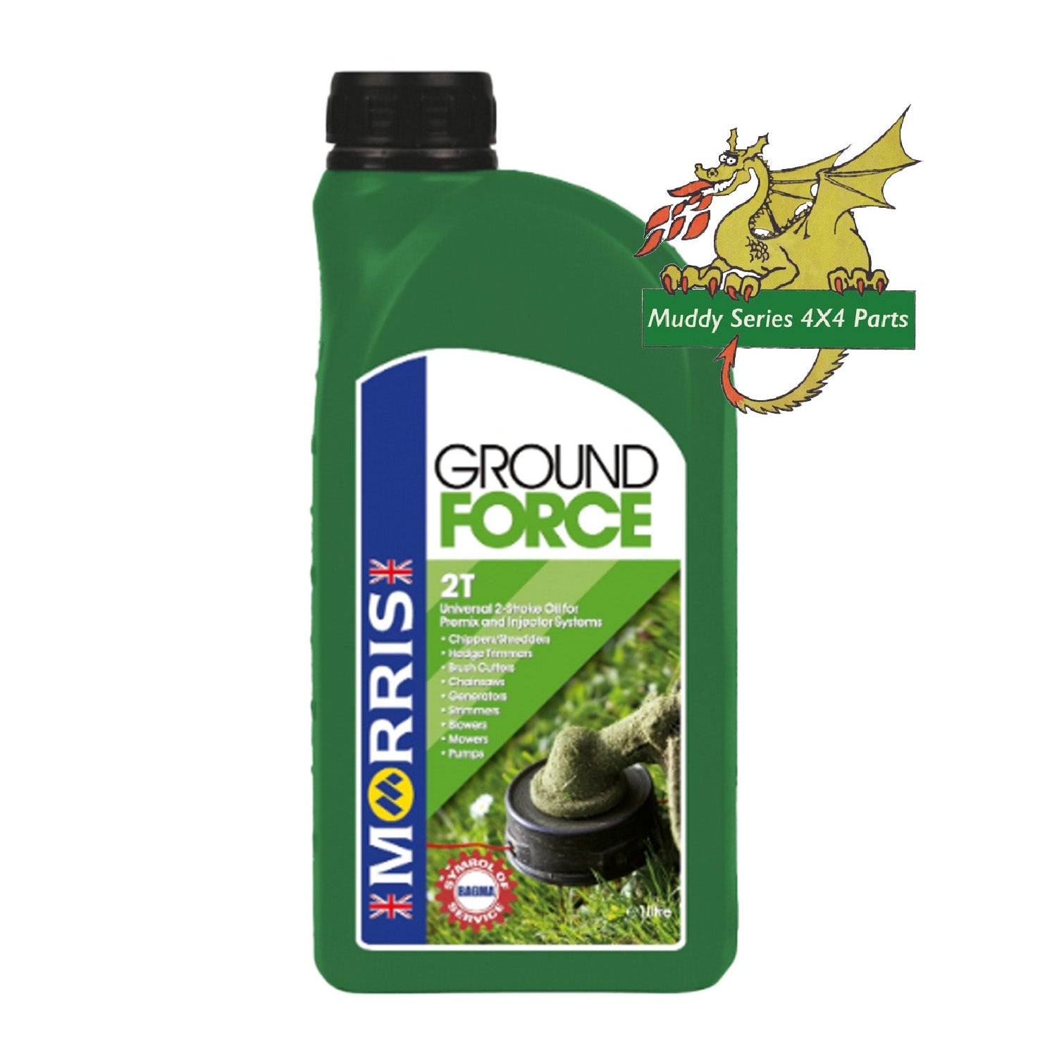 Morris Ground Force 2T Universal 2-stroke oil Mineral 1 Litre GTT001