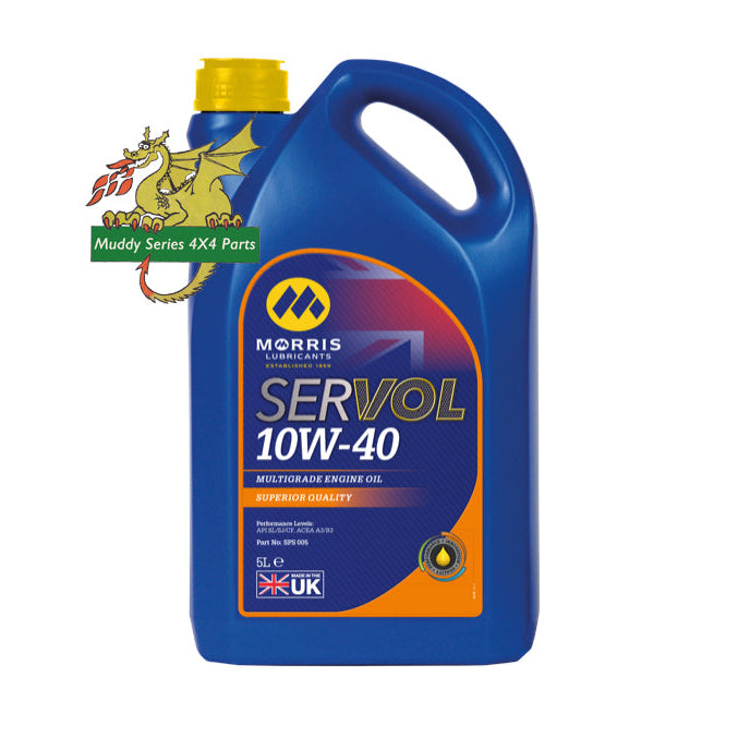 Morris Oil Servol 10W-40 Multigrade ACEA A3/B3 SPS005