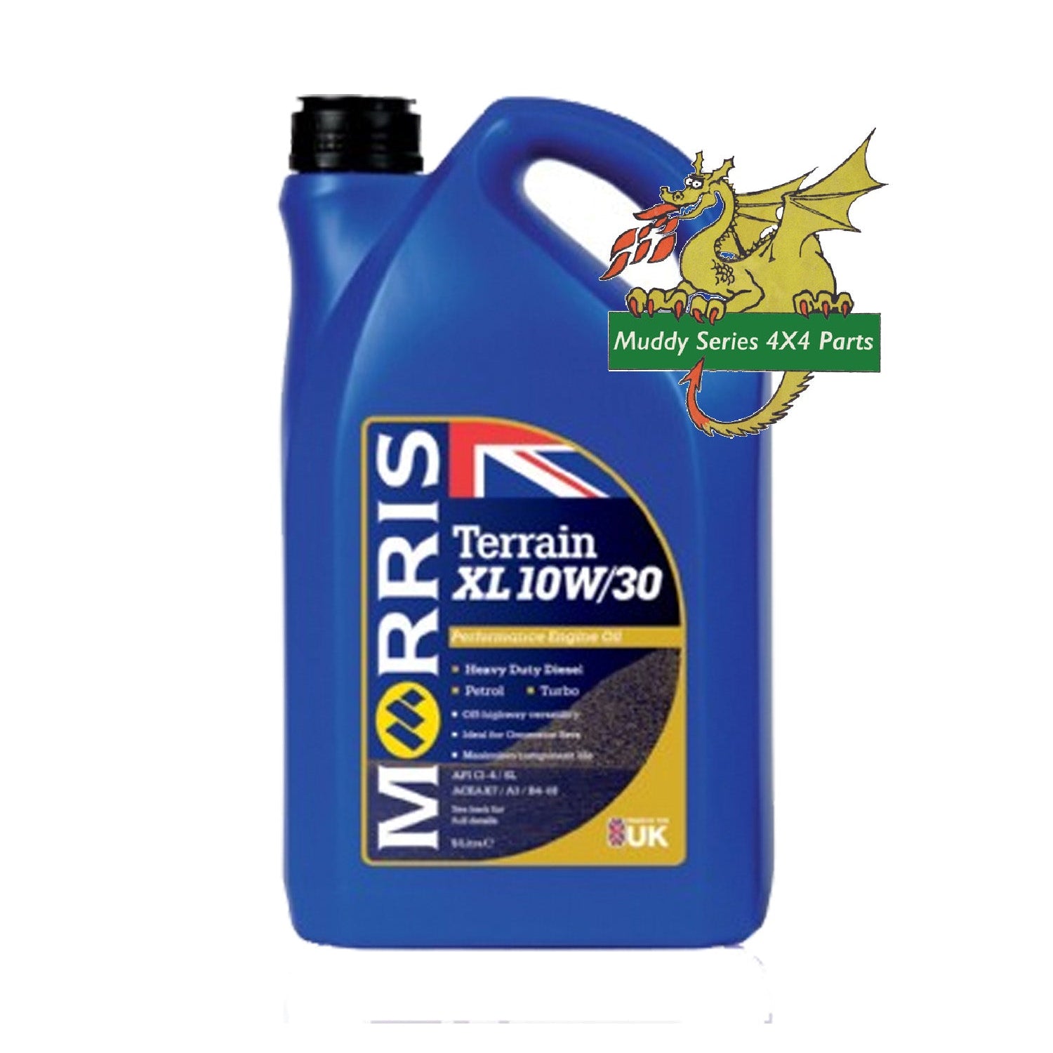 Morris Lubricants Terrain XL 10W30 Heavy Duty Mineral Engine Oil TXL005 5 Litres
