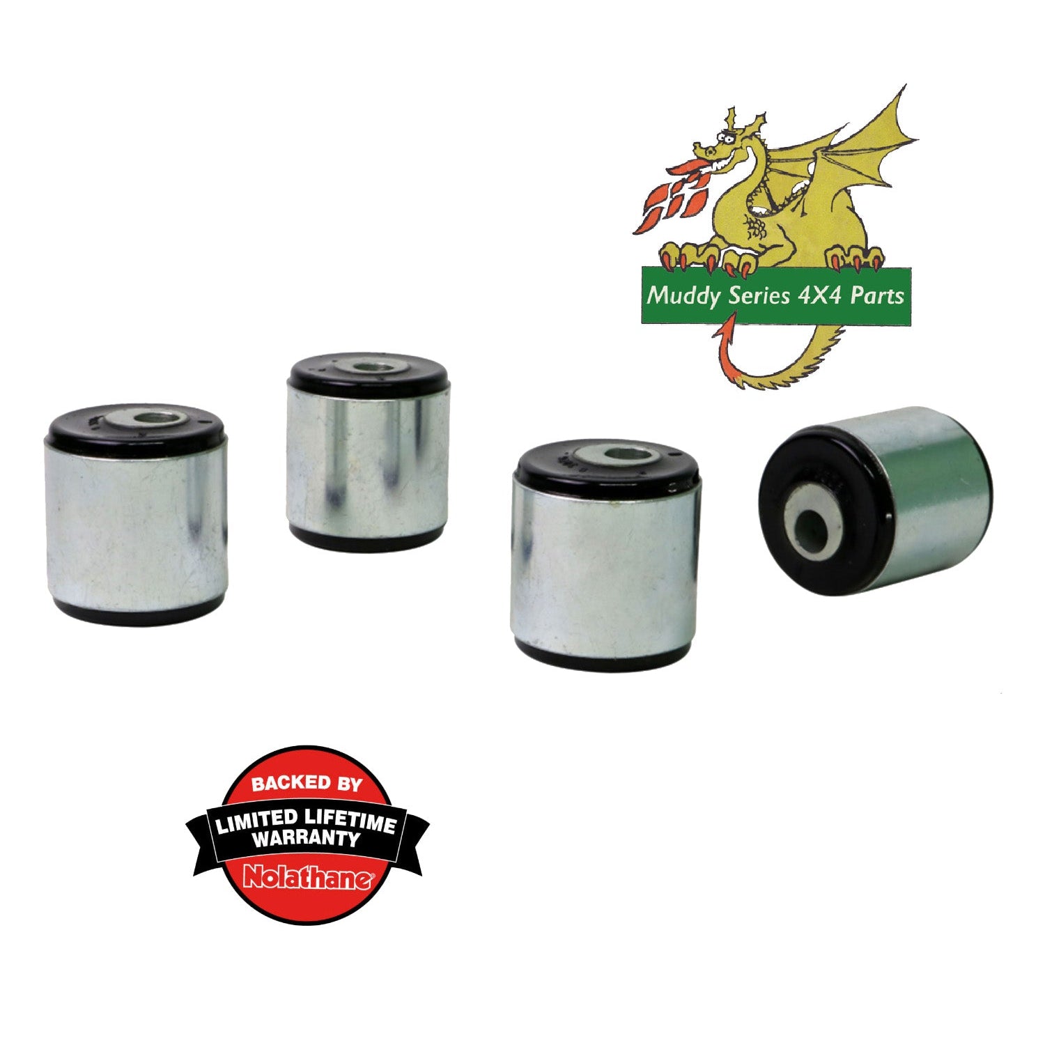 Nolathane Land Rover Discovery 2 Front Axle Radius Arm Polyurethane Bushes Corrected REV026.0040