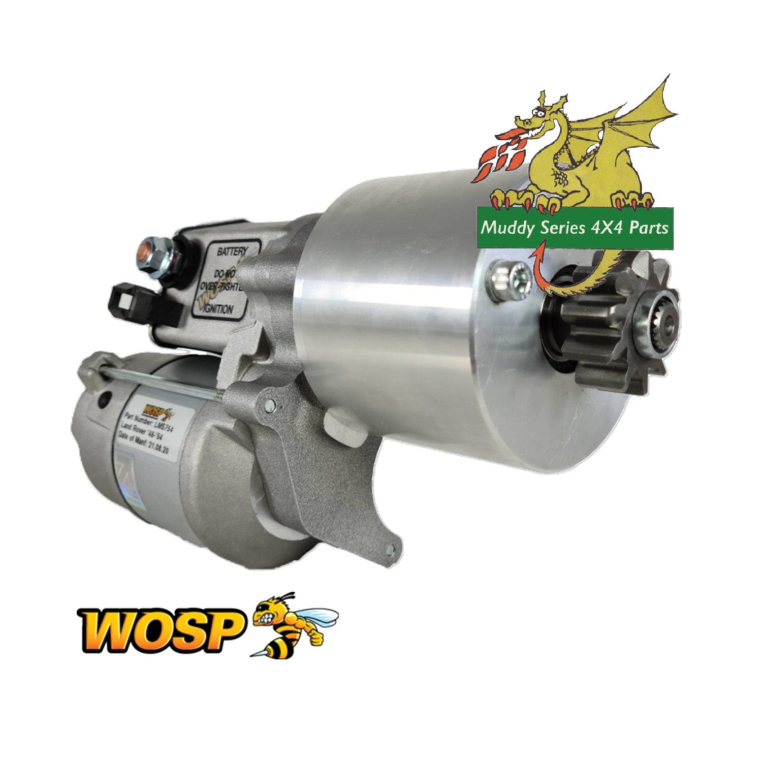 Wosp High Torque Starter Motor Series 1 1948 to 1954 Cradle Mount LMS754 WOSLMS754