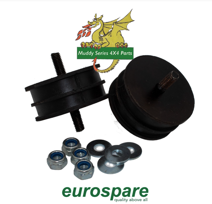 Eurospare Land Rover Defender 90 110 130 LT77 Gearbox Transmission Rubber Mounts ANR1808