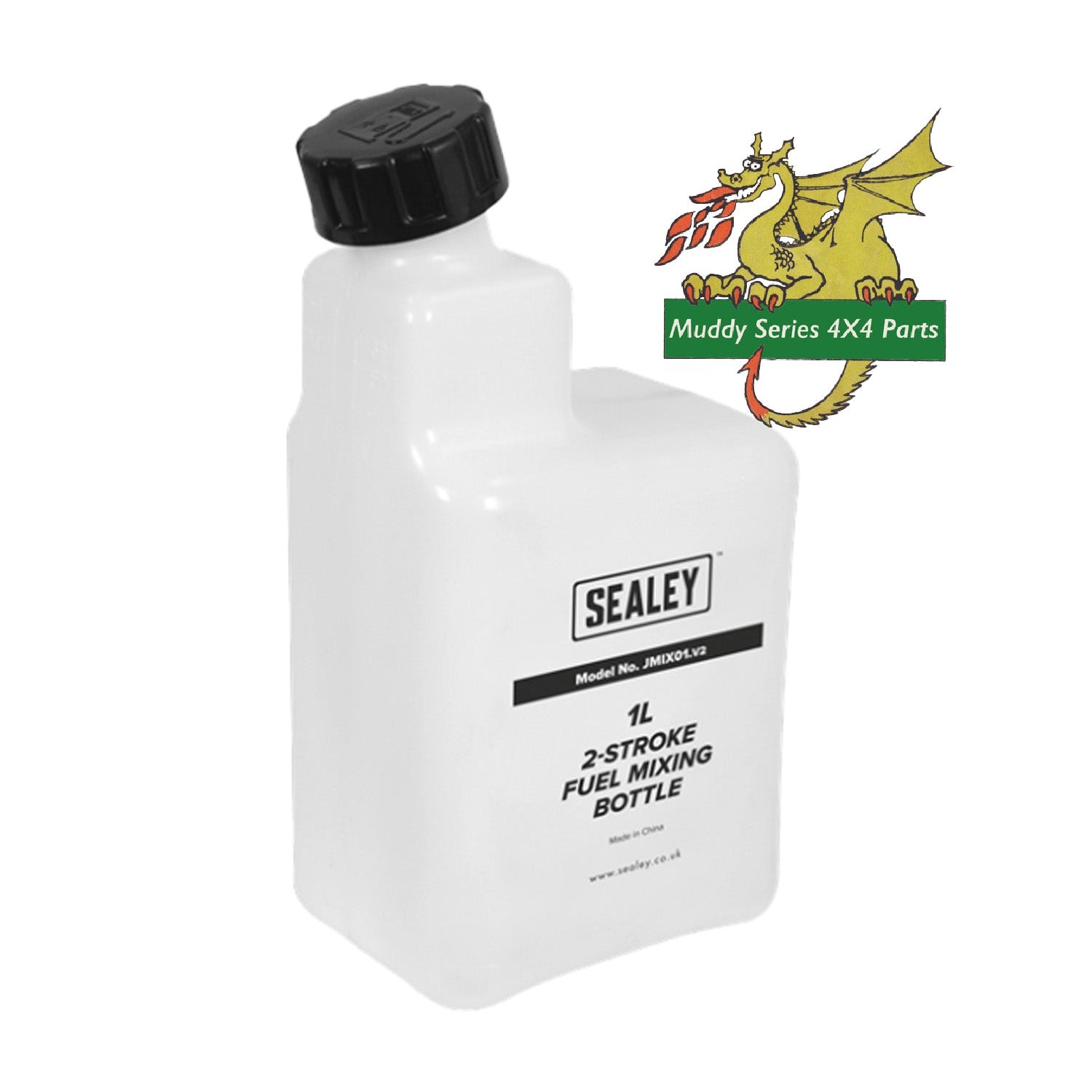 Sealey 2 Stroke Petrol Mixing Bottle 1 Litre JMIX01 25:1, 32:1, 40:1 & 50:1