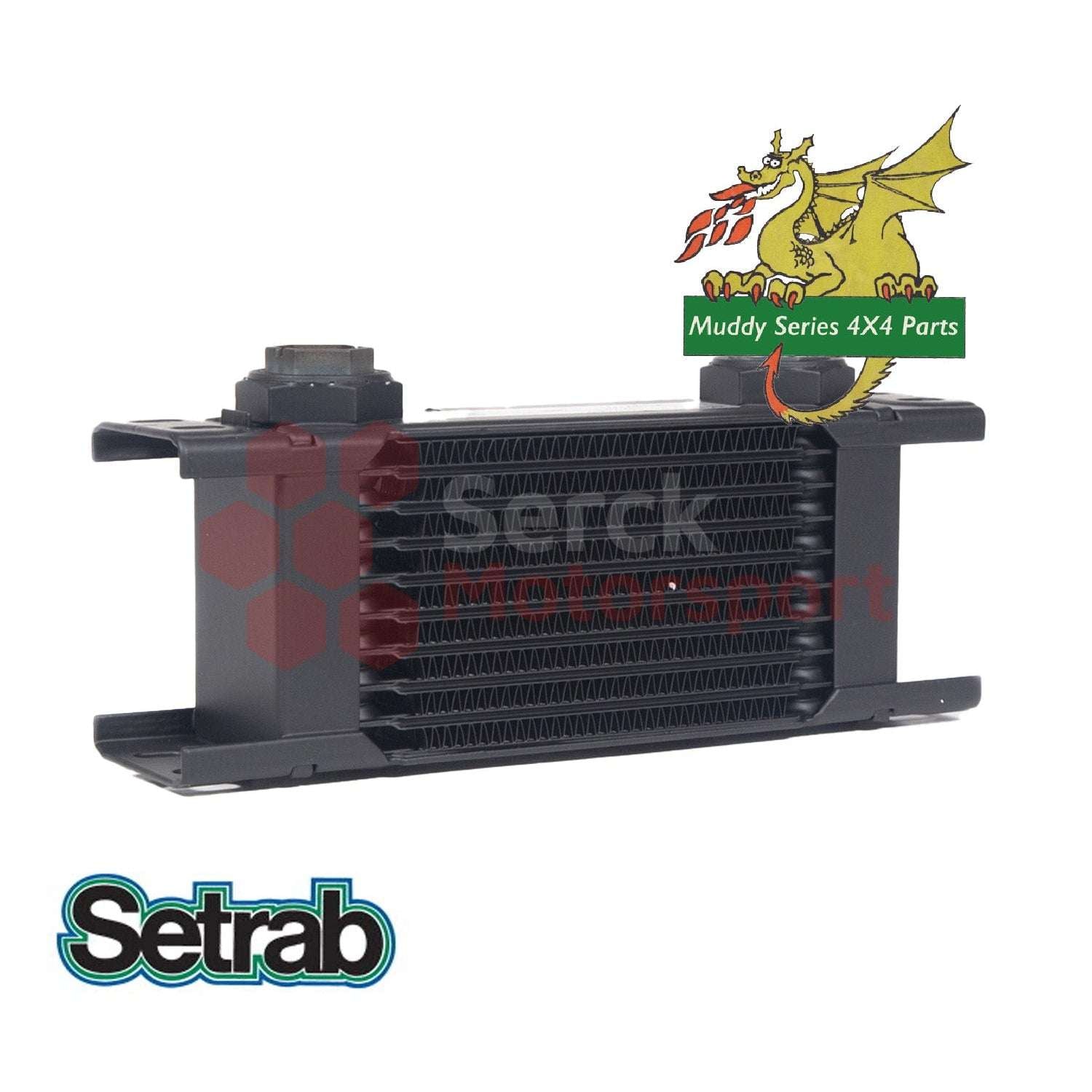 SETRAB ProLine 110 Series 1 Oil Cooler 210mm x 76mm 10 Row SRB50-110-7612