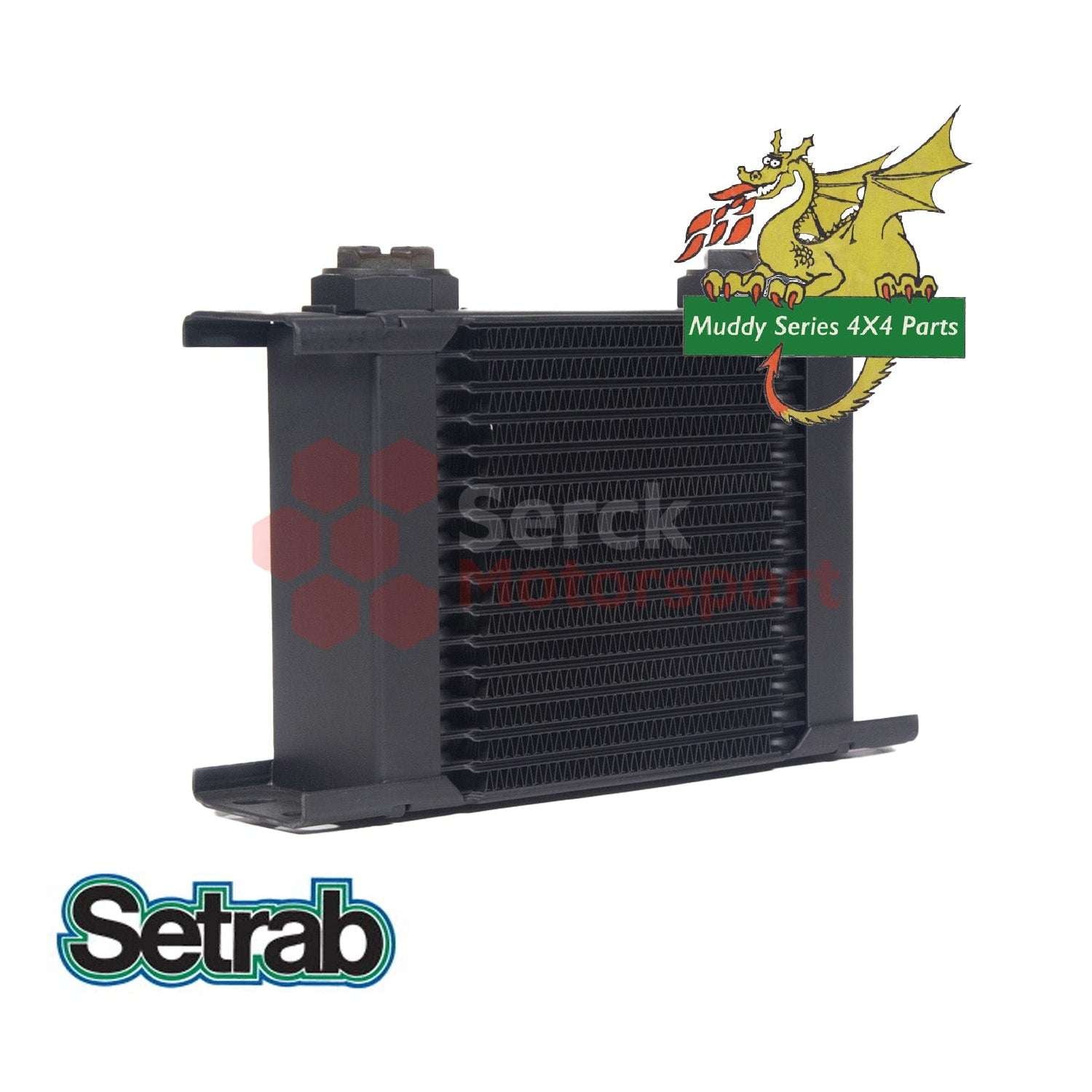 SETRAB ProLine STD 116 Series 1 Oil Cooler 210mm x 122mm 16 Row SRB50-116-7612