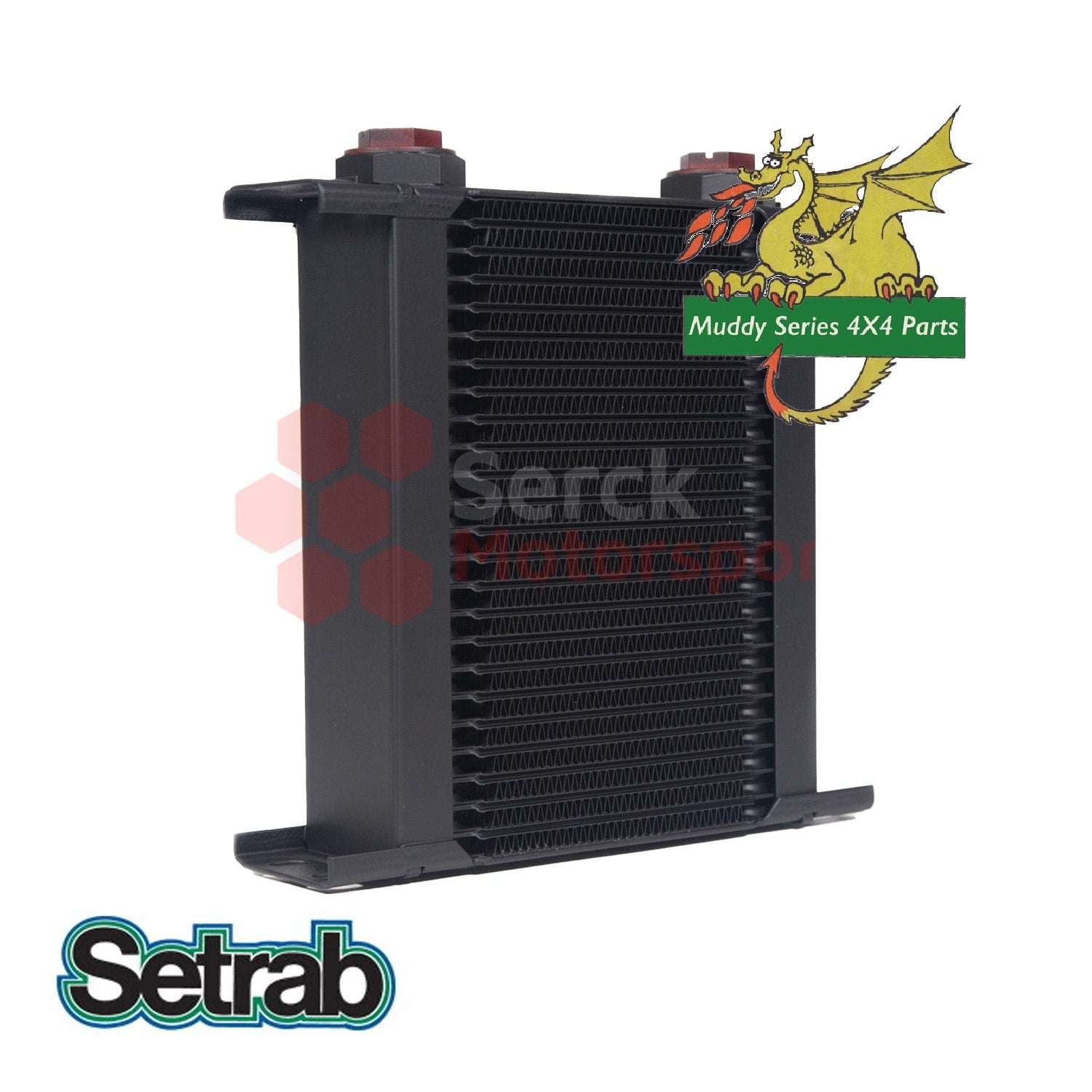 SETRAB ProLine STD 125 Series 1 Oil Cooler 210mm x 193mm 25 Row SRB50-125-7612