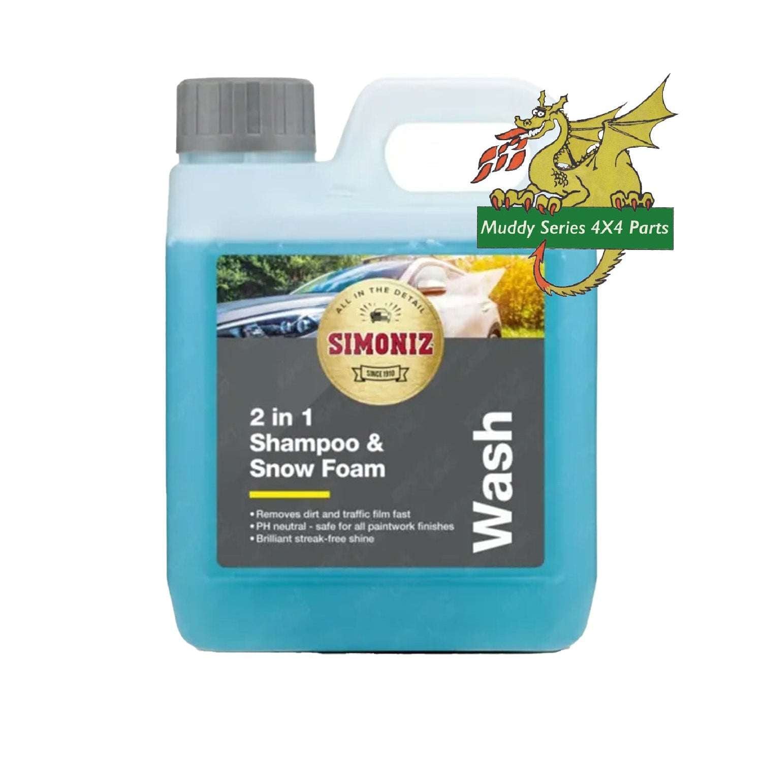 Simoniz 2 in 1 Car Shampoo and Snow Foam 1 Litre SAPP0171A