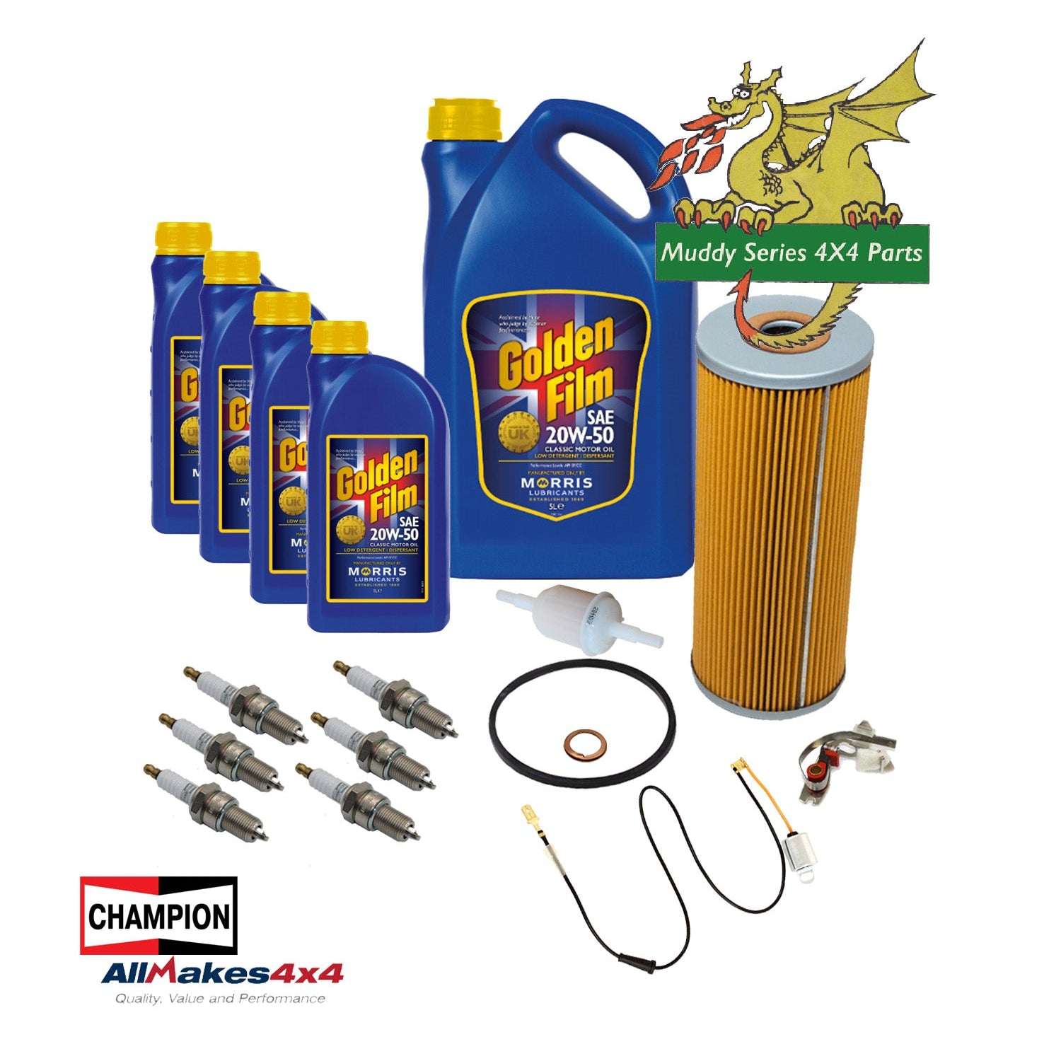 Morris 20W50 Sliding Points 2.6 Service Kit