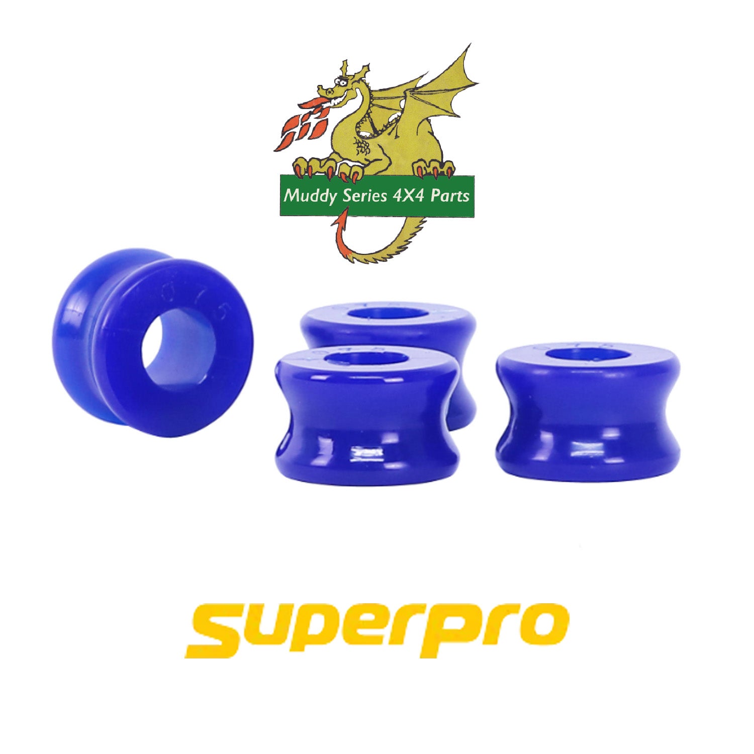 Superpro Land Rover Rear Shock Lower Polyurethane Bush Kit 15mm SPF0075K 552818