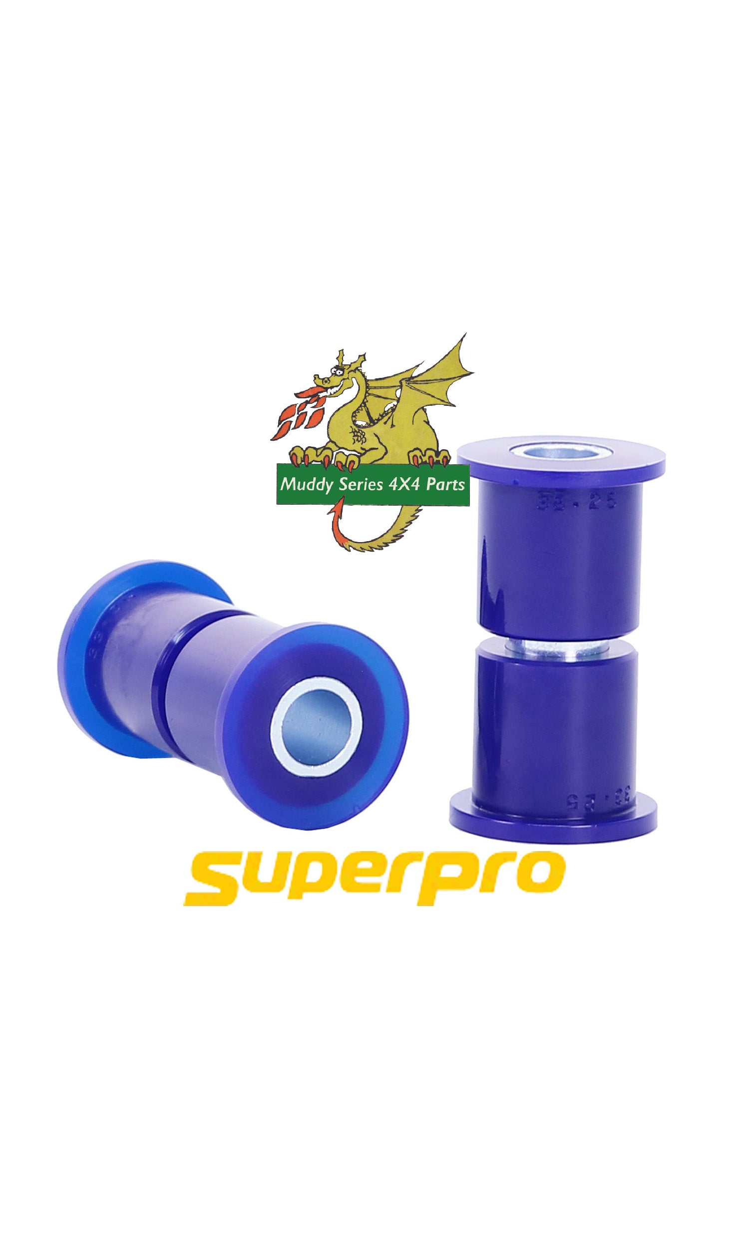Superpro Series 1 2 2A 3 Suspension Spring & Shackle Polyurethane Bush kit SPF2154K 548205