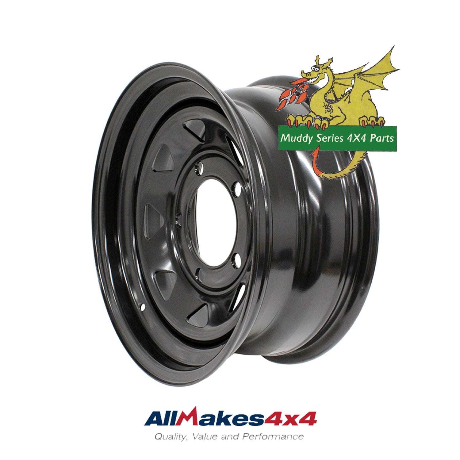 Black Gloss 8 Spoke Wheel