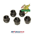 Steel Wheel Nut Black