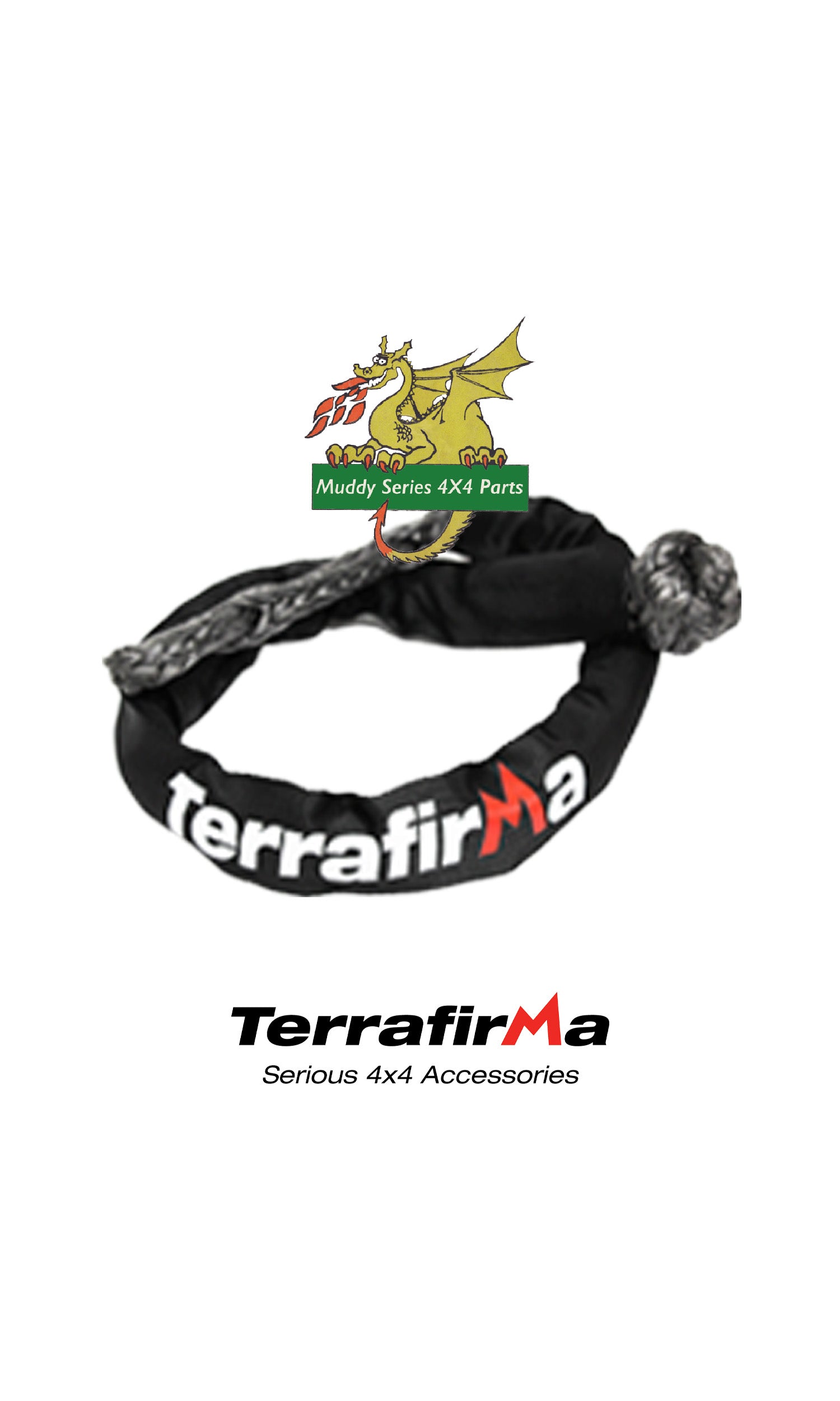 Terrafirma Recovery Soft Shackle 10mm x 275mm - 17 Tonne rated TF3310