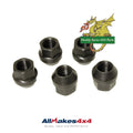 Steel Wheel Nut Black