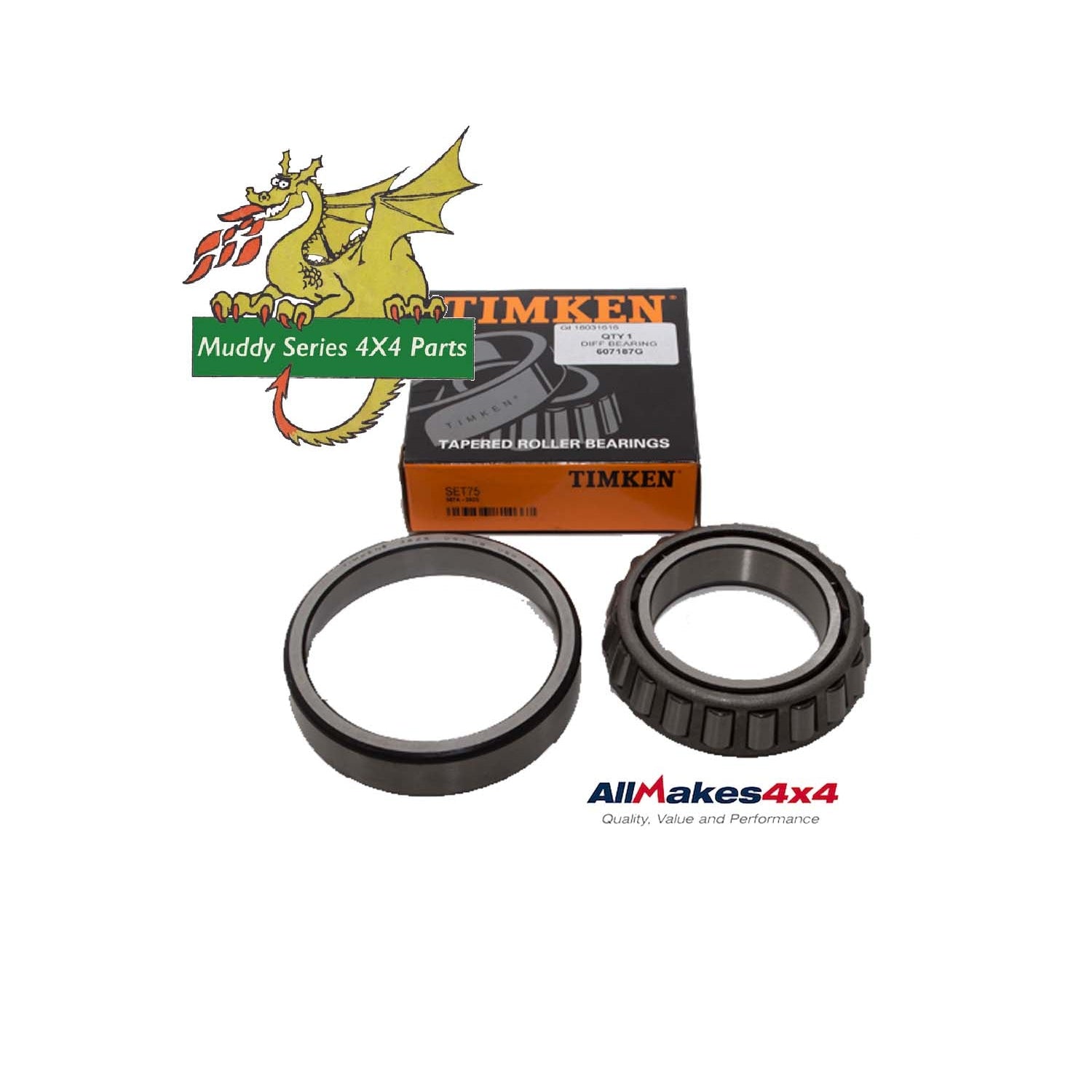 Timken Land Rover Series 3 Salisbury Axle Differential Bearing 607187