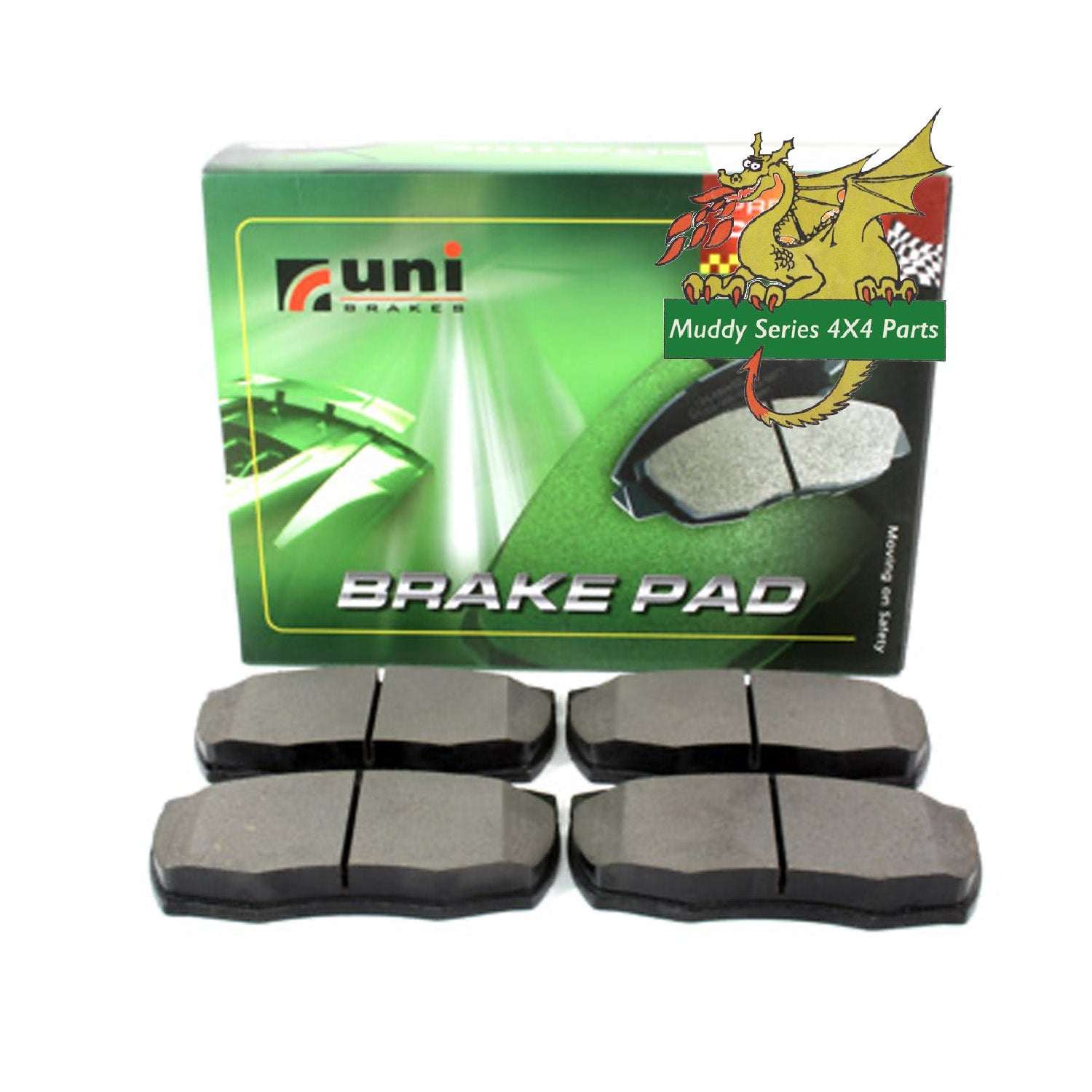 Unibrakes Defender 90 110 130 Front Brake Pads Vented Disc SFP000260