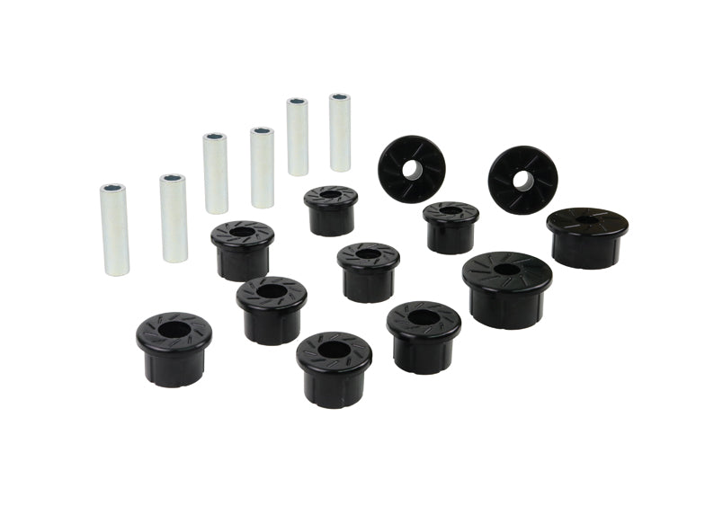 Rear Leaf Spring Eye And Shackle Bushings Kits - 2.5IN Main Eye
